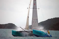 sport day sailing in Phuket with fast boat